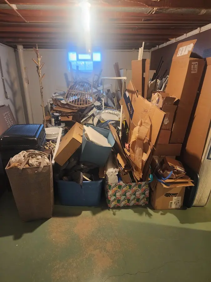 Roll-off dumpster container at job site for Yard Waste Dumpster Rental in Berkley